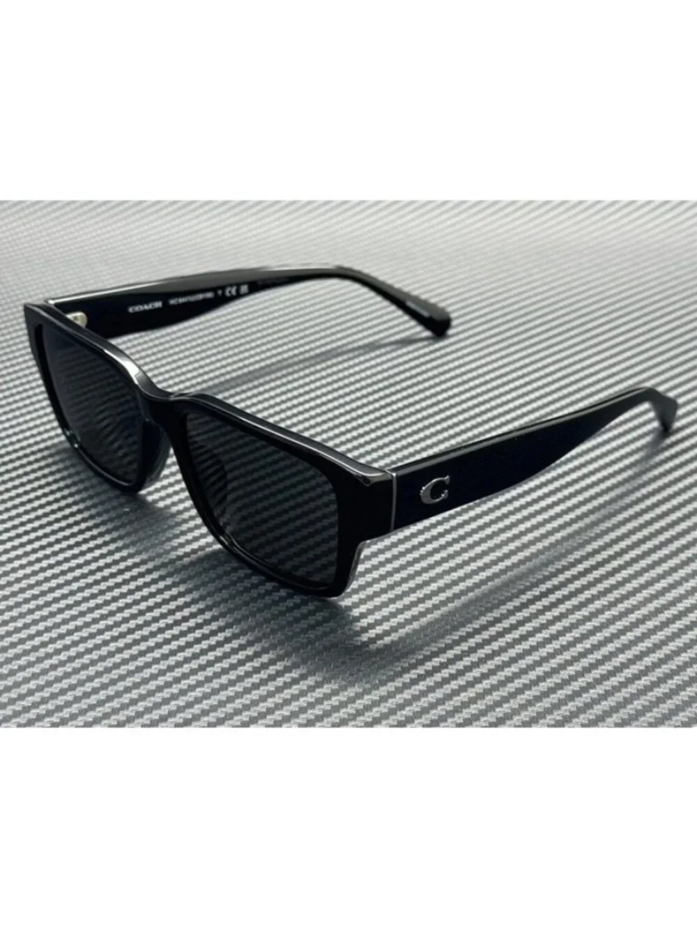 New Coach Men Black Sunglasses 55-18-145